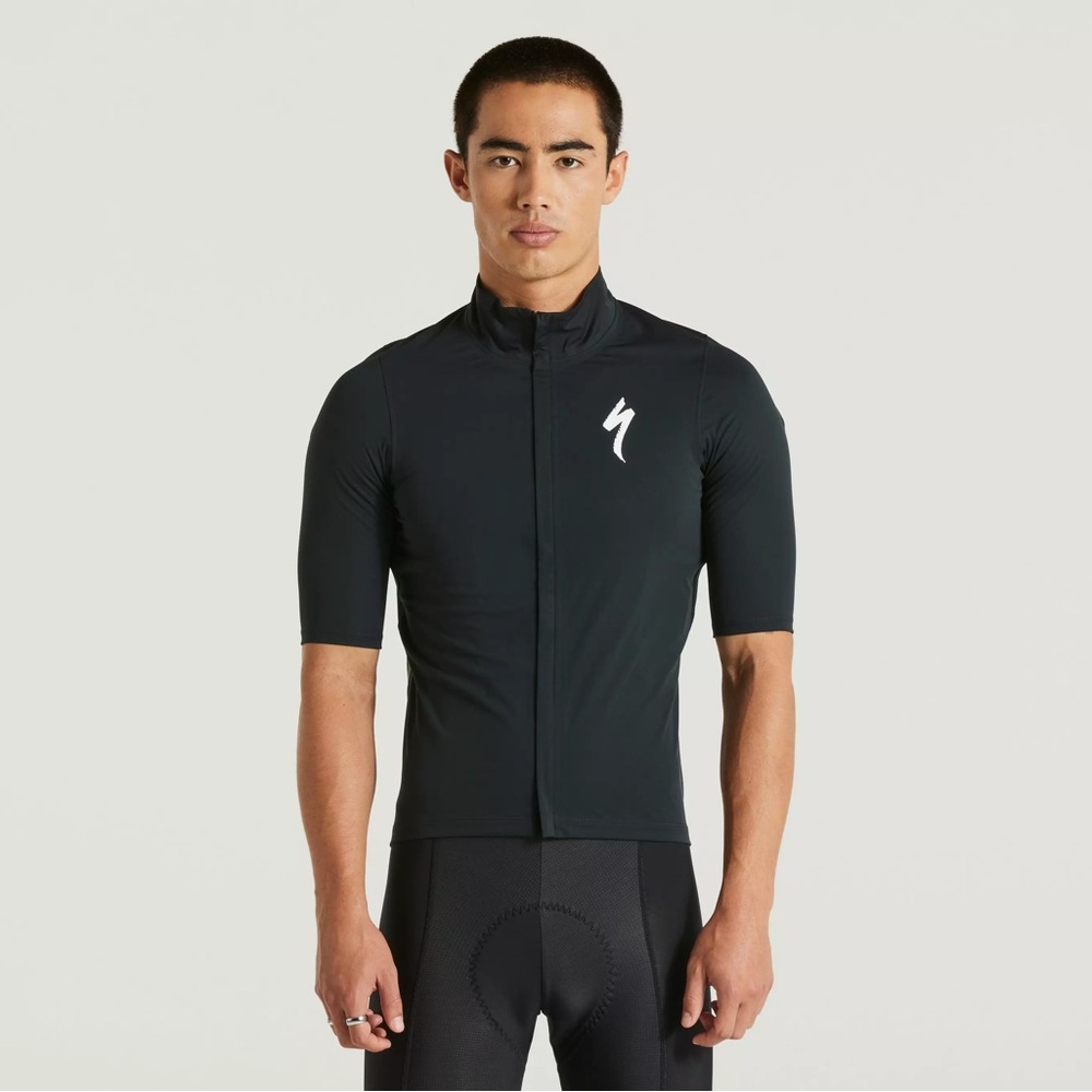 Bike Specialized Black Short Sleeve Men's Tee zip up